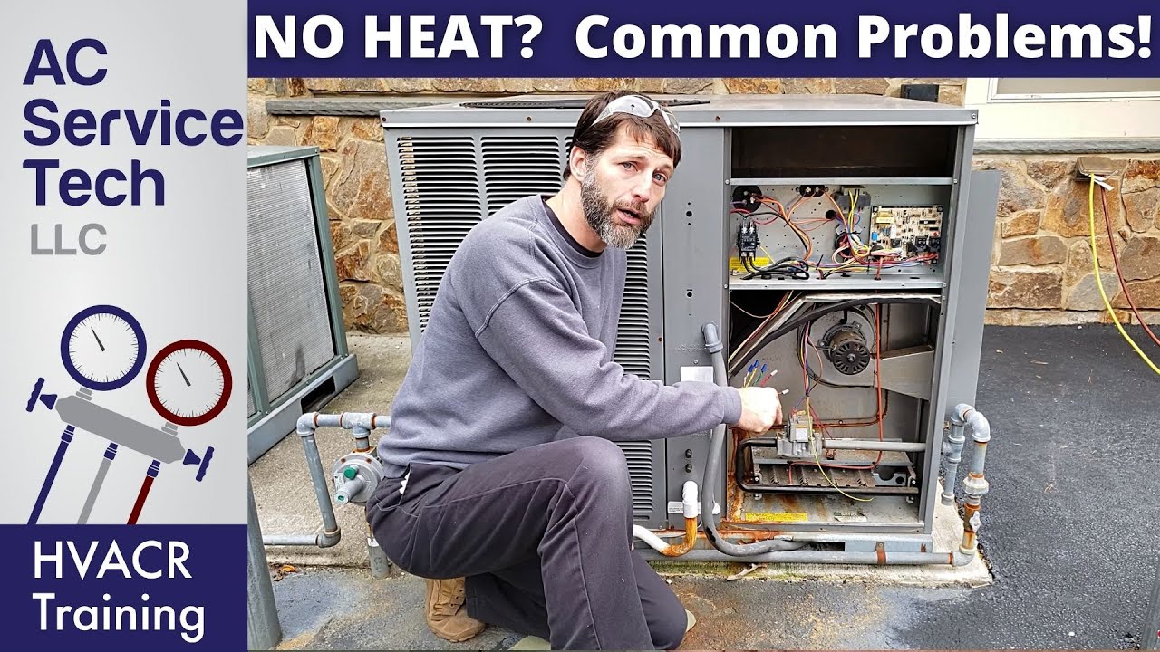 Watch video NO HEAT Top 10 Problems on a Gas Furnace Package Unit! Now NO HEAT Top 10 Problems on a Gas Furnace Package Unit!