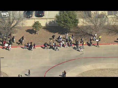 Mansfield ISD students walkout in protest of ICE despite possible actions by schools