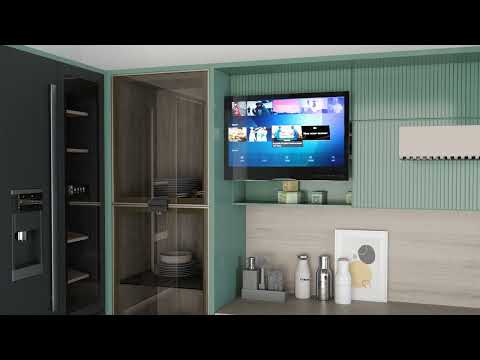 Built-in Smart TV for Kitchen AVS325KS (black frame)