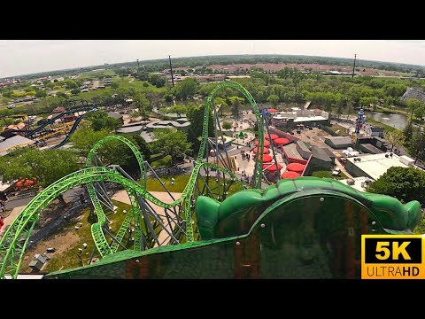 On-ride point of view of Monster