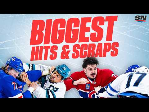 BIGGEST Hits and Scraps of the NHL Season...So Far
