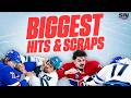 BIGGEST Hits And Scraps Of The NHL Season So Far
