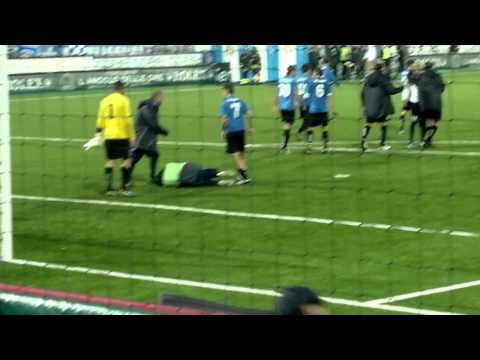 Fine partita Novara - Crotone