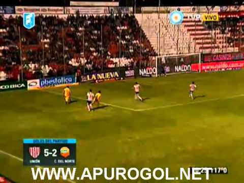 Unión de Santa Fe vs Crucero del Norte (5-2) Primera División 2015 Fecha 12