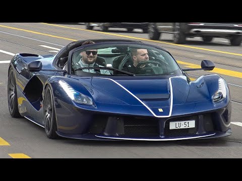 Cars in Zürich #121 - ($7M LaFerrari Aperta, 12Cilindri, SF90, 812, F12, SVJ, GT3RS, 911ST, C63 BS)