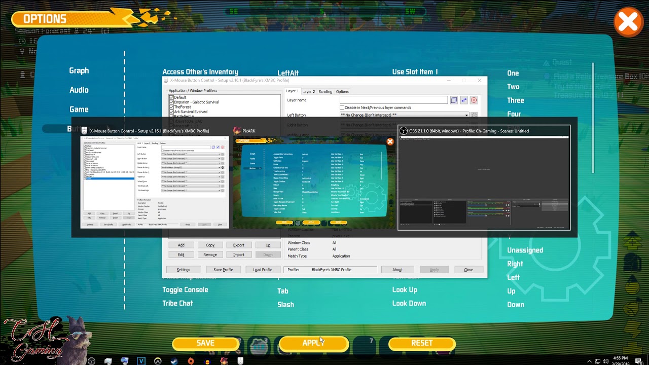 X Mouse Button Tutorial Basic Setup (NOTE: Default -*SCROLL LOCK* X-Mouse ON\OFF)