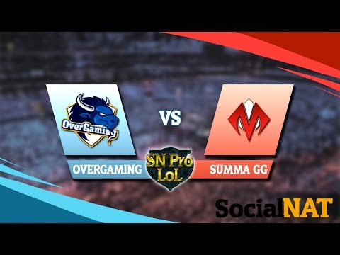 Jornada 2 SN PRO LOL: Overgaming vs Sumagg