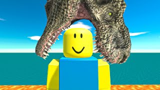 ROBLOX NOOB and Reach The Evolution Gate - Animal Revolt Battle Simulator