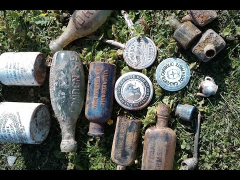 Victorian Edwardian Bottle Dump Digging UK Shrewsbury Town F.C Dig 2007 (Part one)