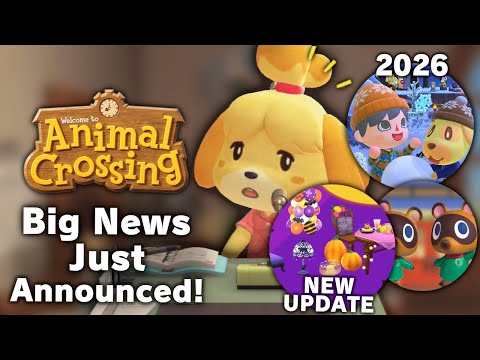 Big News JUST Announced For Animal Crossing Players!