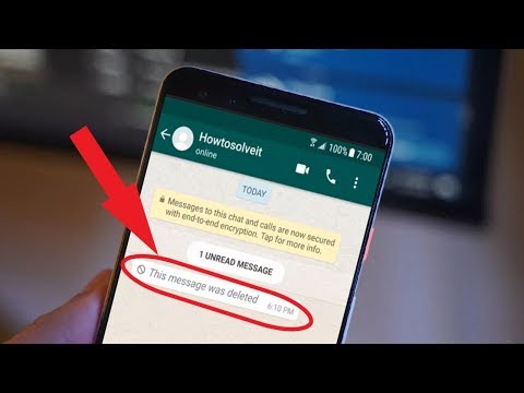 How to See Deleted Whatsapp Messages Video