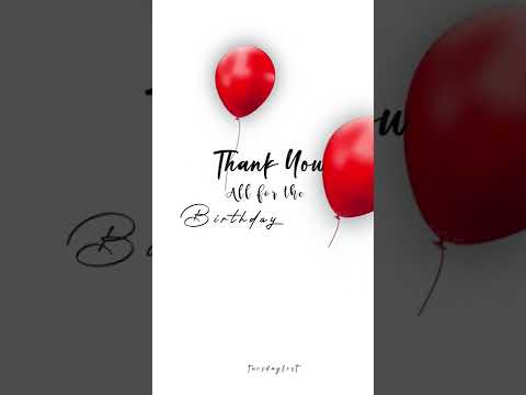 Thank you for birthday wishes #wishes #happybirthday #thanks #status