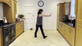 Take Me To The Beach Line Dance Demo &amp; practice with music &amp; instruction