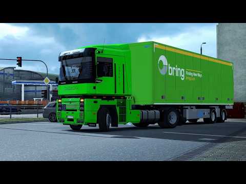 Euro truck simulator 2 1.30.ProMods 2.26.Rostock-Malmo.Renault Integral