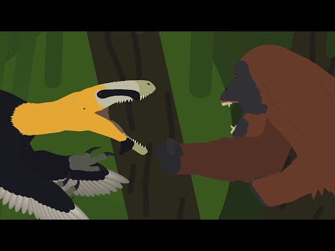 Gigantopithecus vs Utahraptor