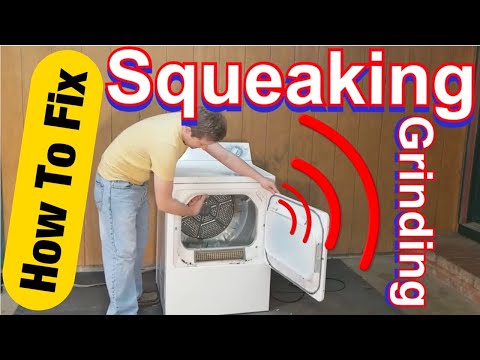 GE dryer making squealing, grinding, loud sound Step by Step diagnosing problem