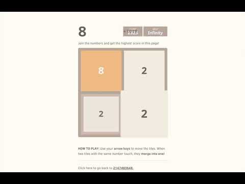Have any of you had this glitch in 2x2 2048?