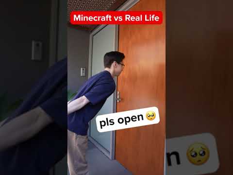 Minecraft vs Real Life #ShortsGames #YouTubePartner