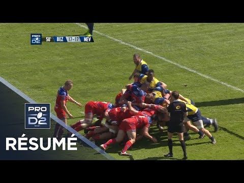 PRO D2 - Résumé Béziers-Nevers: 36-22 - J30 - Saison 2017/2018