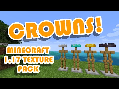 More Crowns Texture Pack! | Minecraft 1.17+ Resource Pack