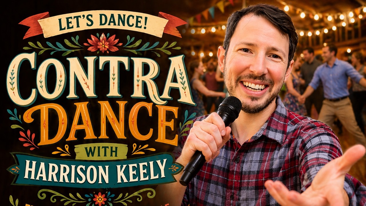 Promotional video thumbnail 1 for Barn dance caller – squares, contra, Jane Austen balls, & more!