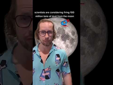 Scientists want to fire tons of dust from the moon. #shorts #climatechange #science
