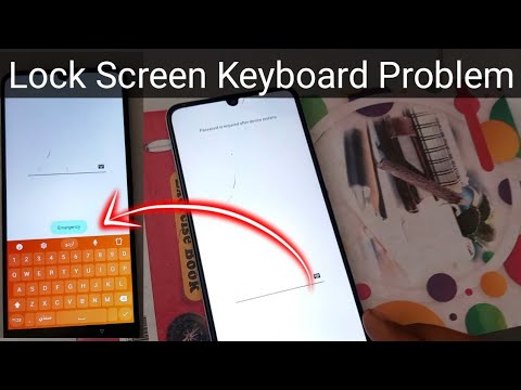lock screen keyboard problem | on screen keyboard | mobile lock screen keyboard not working