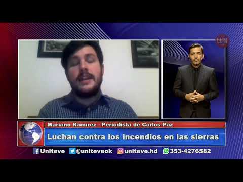 Incendios en las sierras de Córdoba