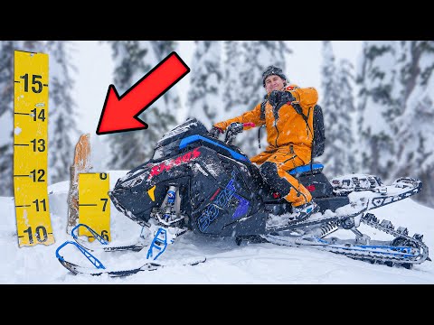I Crashed My Friends Snowmobile (Throttle Stuck)