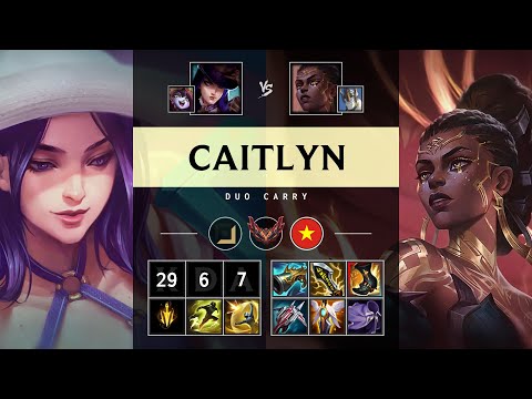 Caitlyn ADC vs Mel - VN Grandmaster Patch 25.13