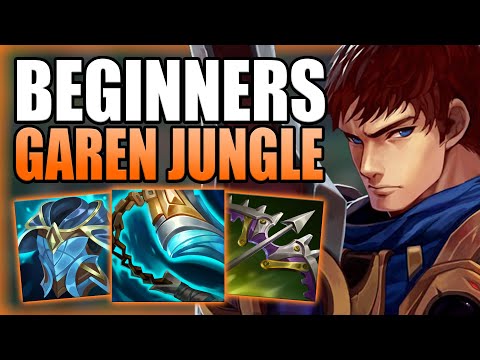 HOW TO PLAY GAREN JUNGLE & CARRY FOR BEGINNERS IN S12! - Best Build/Runes Guide - League of Legends