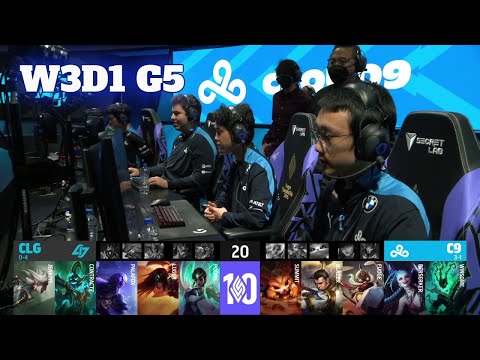 CLG vs C9 | Week 3 Day 1 S12 LCS Spring 2022 | CLG vs Cloud 9 W3D1 Full Game