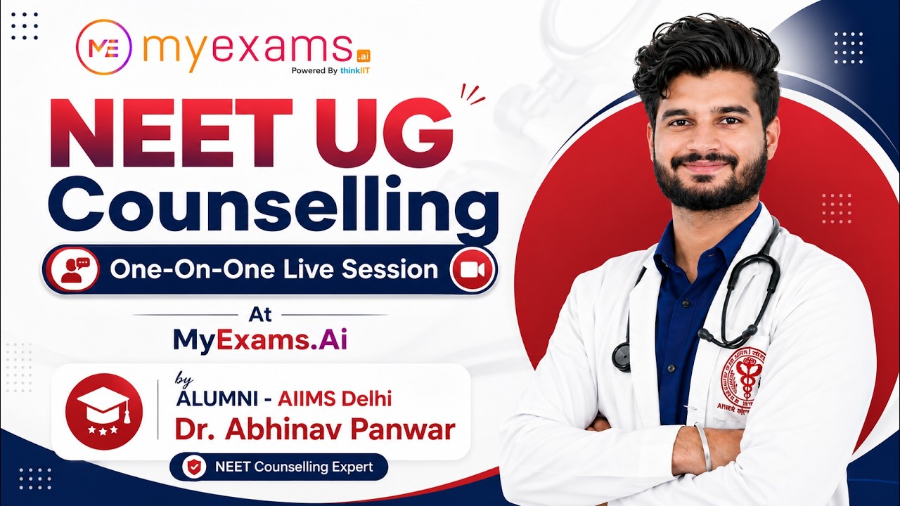 NEET UG Counselling 2026 
One-On-One Session — NEET UG 2026 Counselling Assistance thumbnail