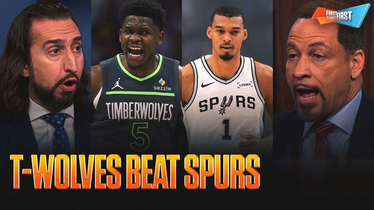 Nick picks T-Wolves to win the series after Game 1 win vs. Spurs 😳 Too early to panic? | FTF