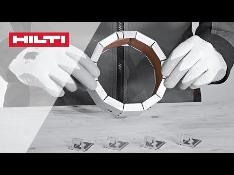 HOW TO install Hilti CFS-C P firestop collar - ETA