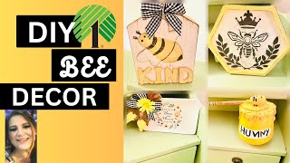 🐝 DIY BEE HOME DECOR | DOLLAR TREE DIYS | MUST SEE  🐝