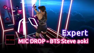 Download lagu [Beat Saber - Expert] MIC DROP - BTS Steve aoki. MIXReality mp3