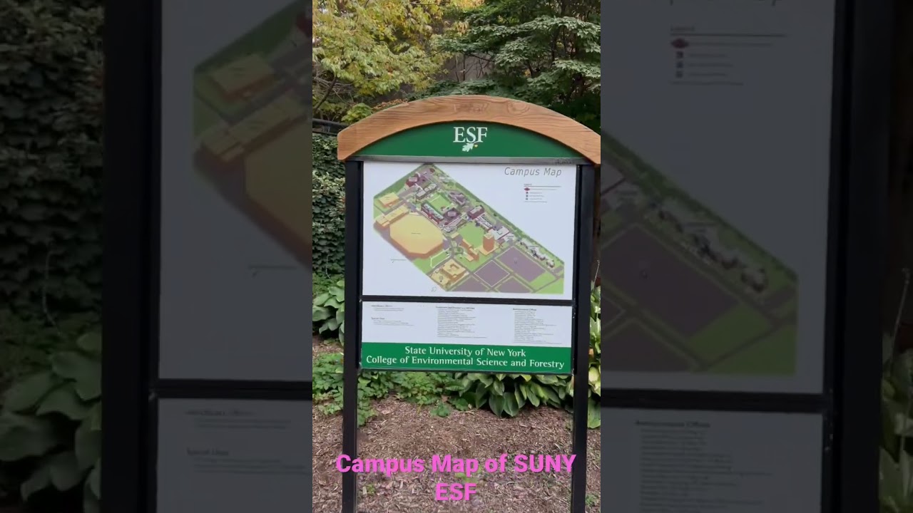 Campus Map of SUNY ESF #nycvlog #nyc