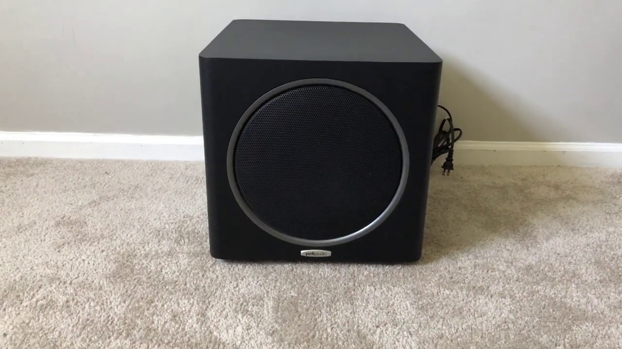 video Loa subwoofer Polk Audio PSW110 chính hãng 0