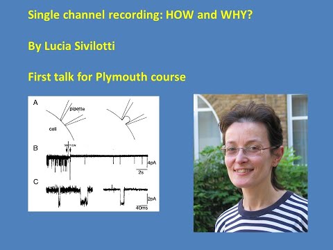 Single channel recording: HOW and WHY? Lucia Sivilotti, Plymouth talk 1
