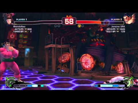 SSF4: AE v2012 WeirdoNeo (JU) vs. Jensine (HO) Ranked Match