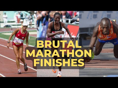 Top 3 Most BRUTAL Marathon finishes EVER!