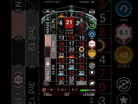 Thirteen even numbers in a row on the #roulette #wifimoney