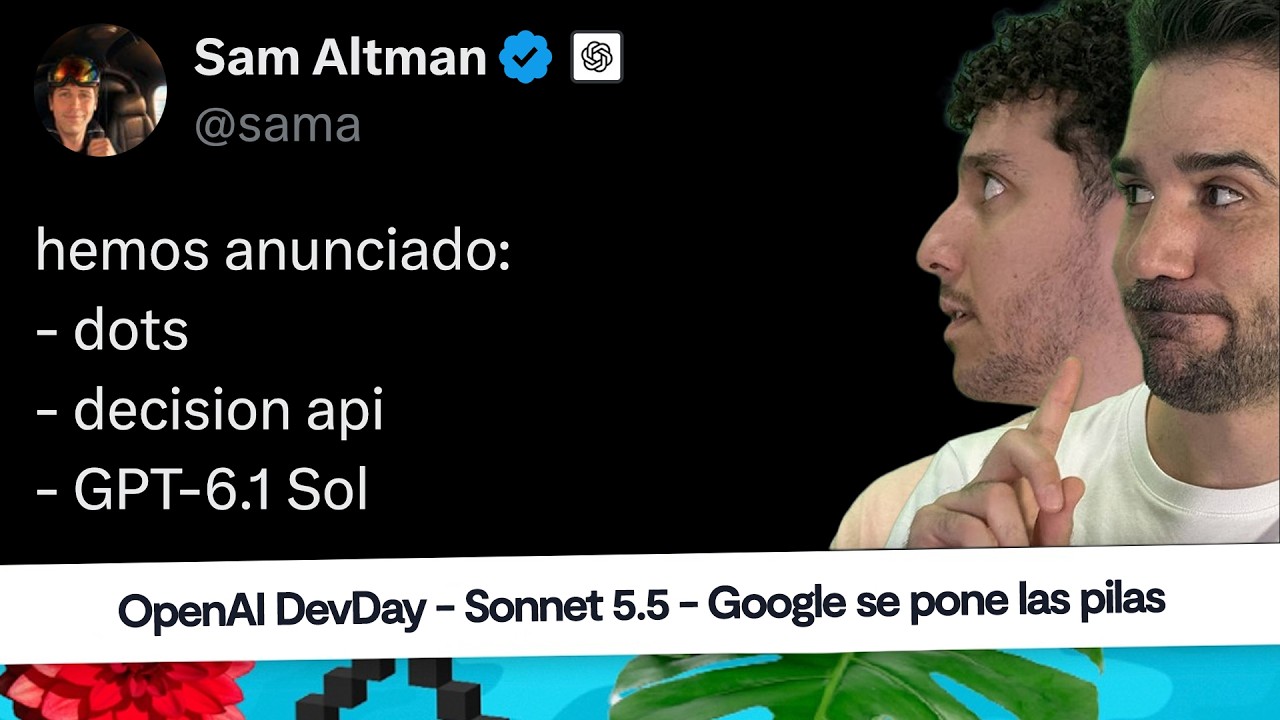 Noticias programación: DevDay de OpenAI, apoyamos al Open Source, Sonnet 5.5 #CaféCodely