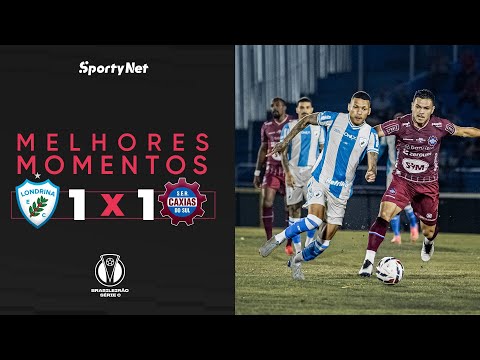 EMPATE E NADA DEFINIDO NO GRUPO! Londrina 1 x 1 Caxias - Melhores Momentos - Série C 2025