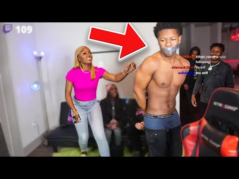 TIED UP FRIEND PRANK LIVE ON STREAM