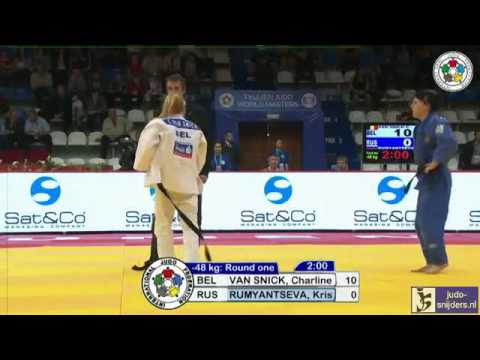 Judo 2013 World Masters Tyumen: van Snick (BEL) - Rumyantseva (RUS) [-48kg]