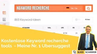 Keyword recherche tools - kostenlos meine Nr. 1 Ubersuggest