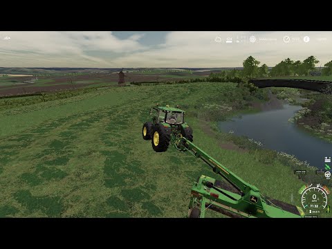 Start of silage - Fs19 Chellington valley timelapse