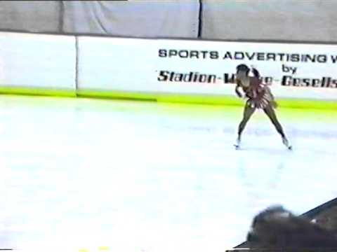 1992 December Junior World Figure Skating Championship short program Krisztina Czako